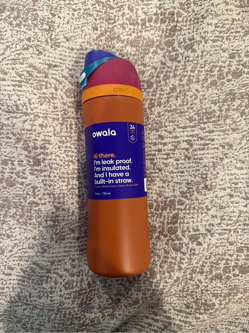 Owala 24 oz Gemstone Chic FreeSip Water Bottle RARE